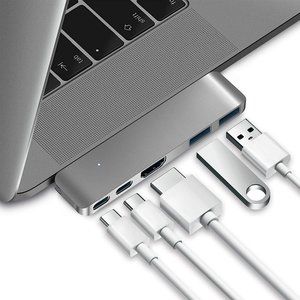 Mini USB C Hub Adapter Dongle for MacBook Air M1 2021-2018 and MacBook Pro M1 20